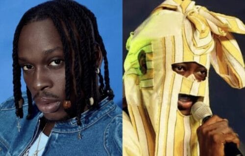 Fireboy Reveals He Never Saw Lagbaja’s Face During Their Recording Session