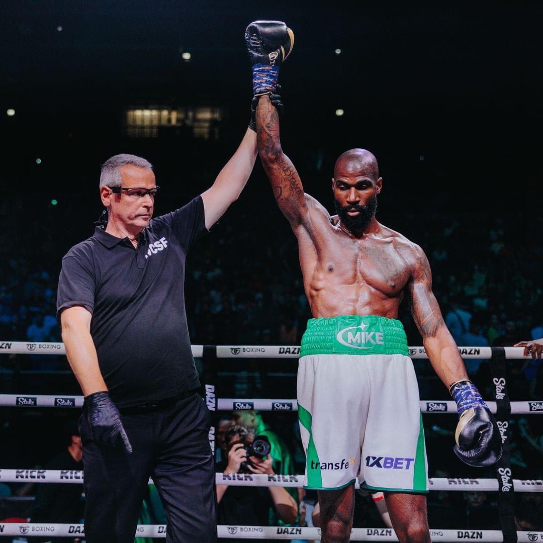 Ex BBNaija star Mike Edwards wins boxing debut