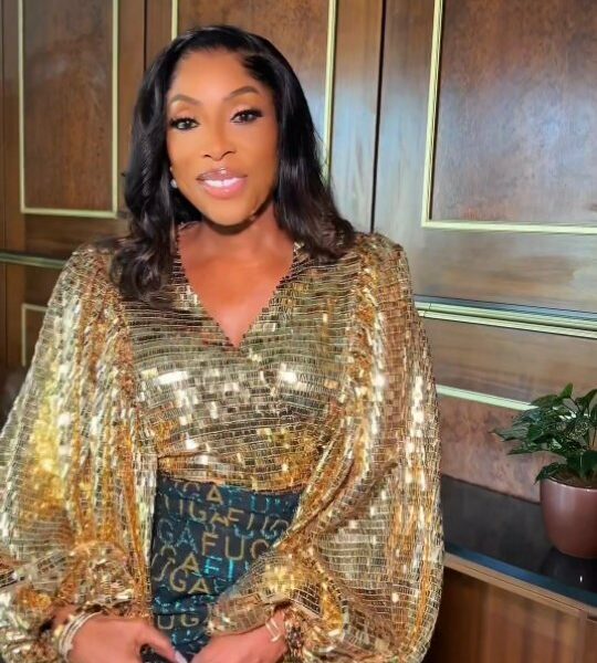 Mo Abudu Stuns in Nigerian Wanni Fuga at Lagos Canvas Launch | WATCH