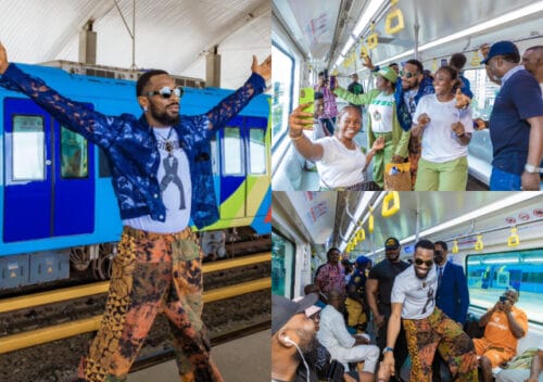 D’banj the Ententainer Brings Joy to Lagos Train and BRT Bus Passengers with Live Performance