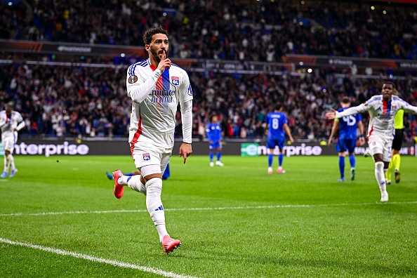 Europa League: Benrahma and Zaha combine as Lyon overcome Olympiacos.