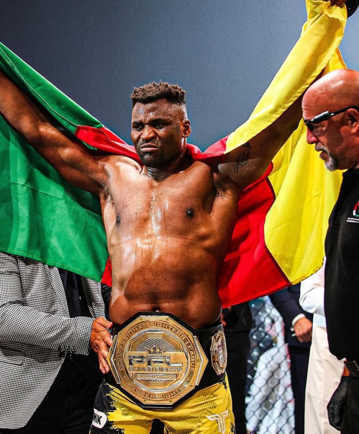 Francis Ngannou Dominates Renan Ferreira in First Round on MMA Return