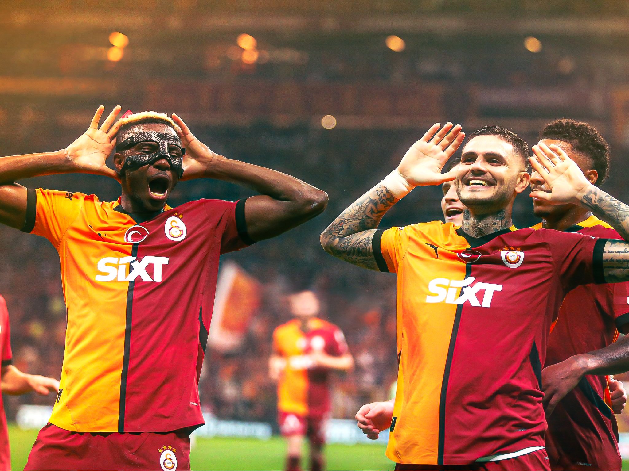 Galatasaray's Victor Osimhen warns rivals after thrilling win.