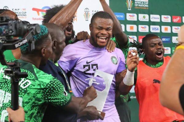 Super Eagles GK Nwabali counters time-wasting tactics against Libya in clash vs Nigeria