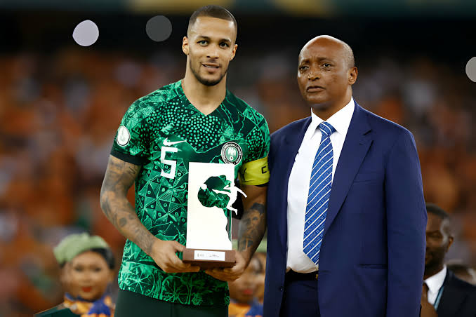 ANFA Special Award: Super Eagles captain William Troost-Ekong honoured in Egypt