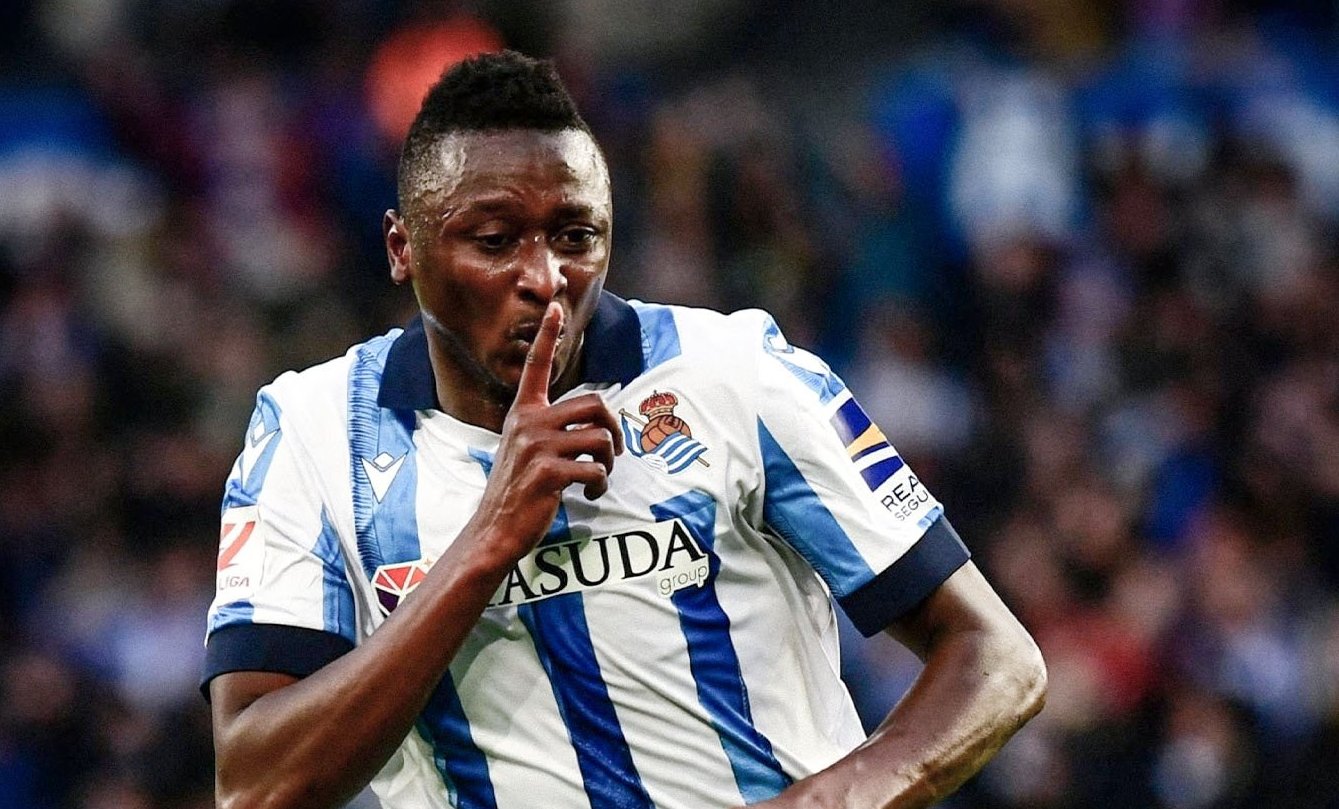 "I would be happy" - Super Eagles star eyes another goal spree against Sadiq Umar's Real Sociedad