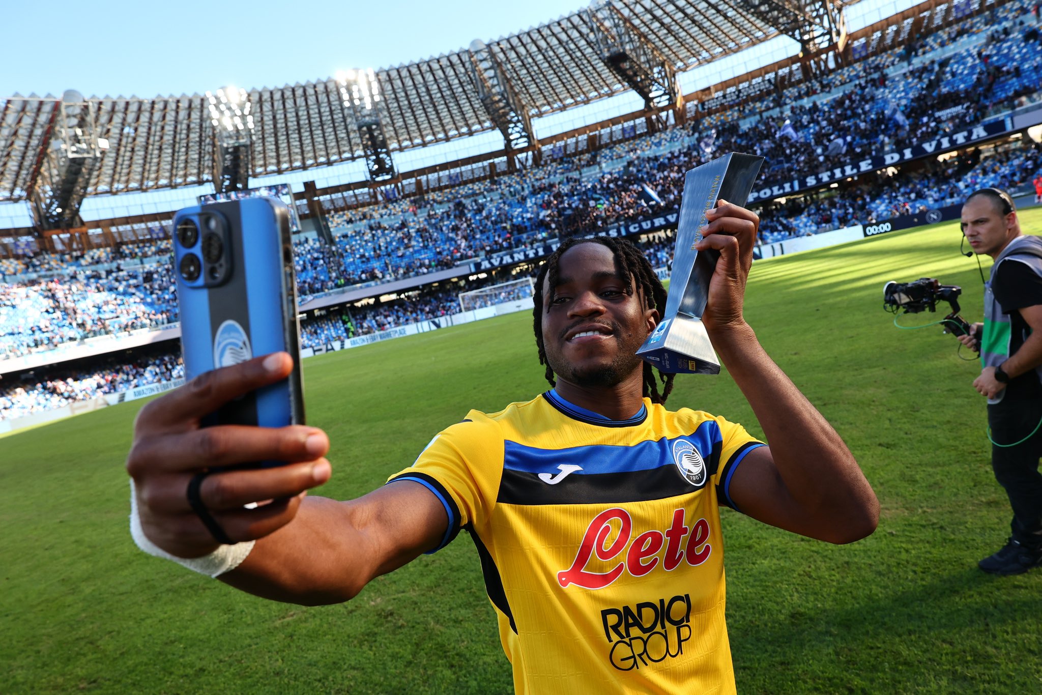 "On a higher level" - Atalanta boss lauds Lookman and two others in 3-0 win over Conte's Napoli