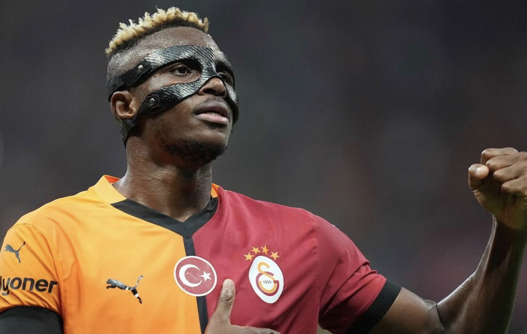 Victor Osimhen's stunning header against Besiktas shatters Galatasaray record set by ex-Lyon star